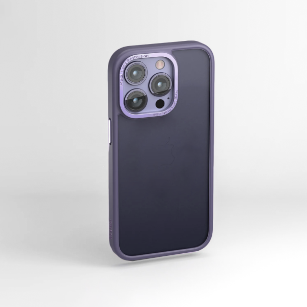 Grafent Soft Serisi iPhone 14 Pro Derin Mor Telefon Kılıfı - Görsel 2