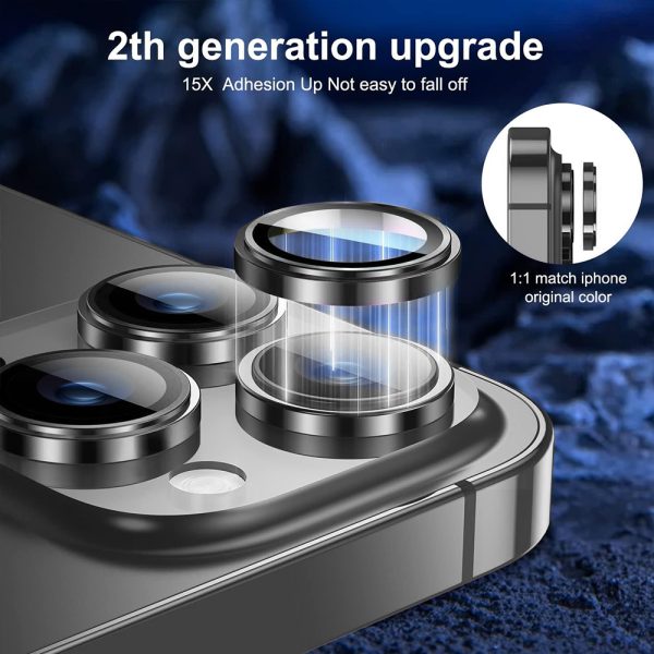 Grafent iPhone 15 / 15 Plus Safir Lens Koruyucu - Yeşil - Görsel 11