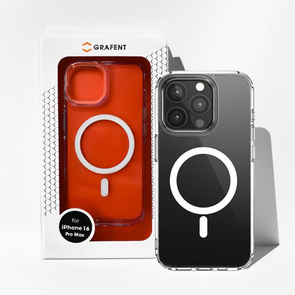 Grafent iPhone 16 Pro Max Şeffaf Magsafe Kılıf
